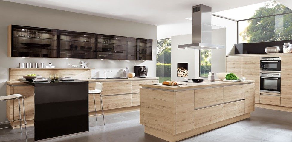 Nobilia Riva 893 Sanremo Oak Reproduction Handle-less kitchen
