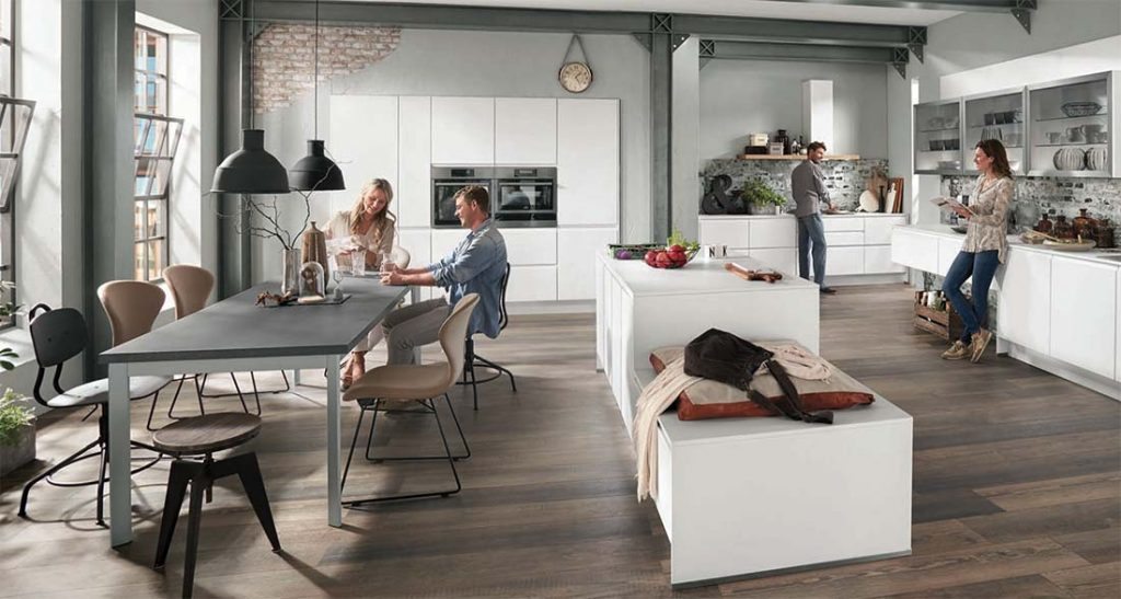 INLINE 551 ALPINE Matt WHITE German Kitchen