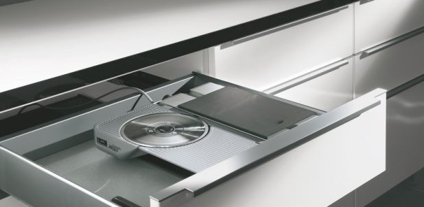 Nobilia German Kitchens Electric drawer slicer