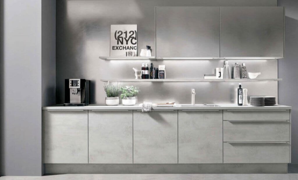 2018 kitchen trends - Nobilia Rova 892 Concrete Grey